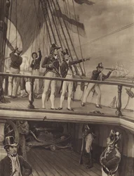 1805年のフランス艦隊後のネルソンズチェイス
